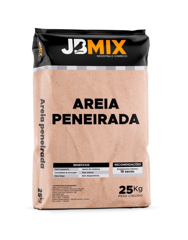 AREIA PENEIRADA JBMIX